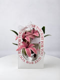 Panier floral - Éclat de Rose